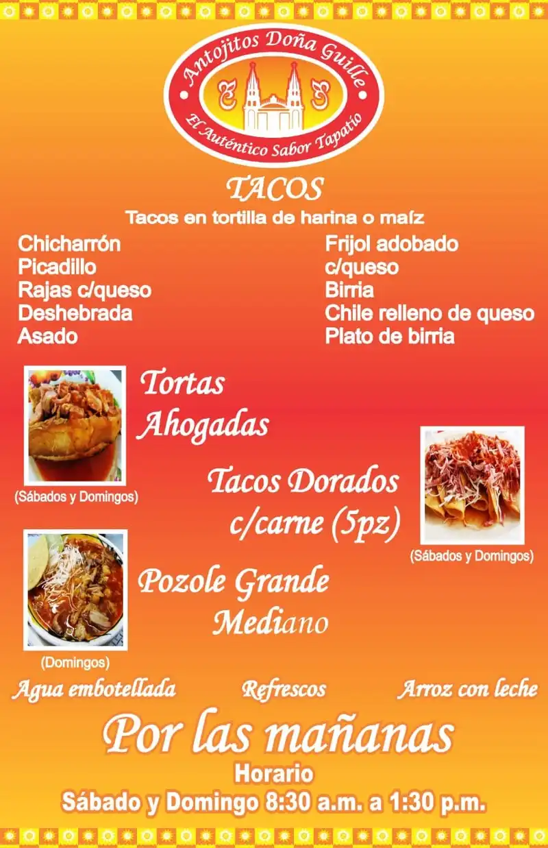Menu Dia