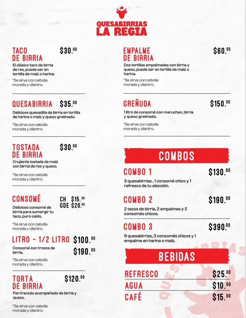 Menu del Dia