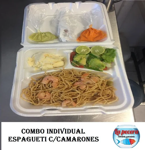 Combo Individual Camarón con Espagueti