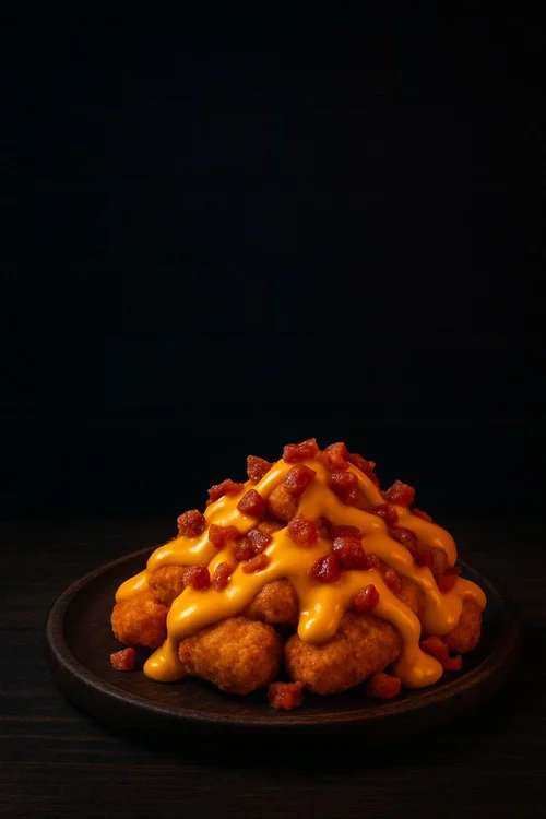NUGGETS CON CHEDDAR Y PANCETA