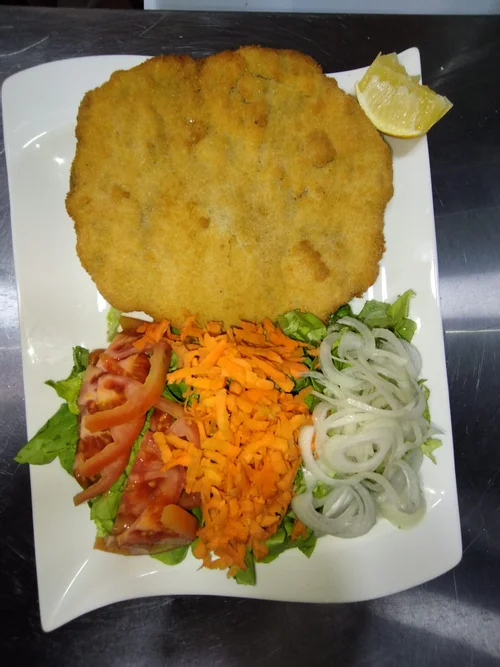 Milanesa con guarnición
