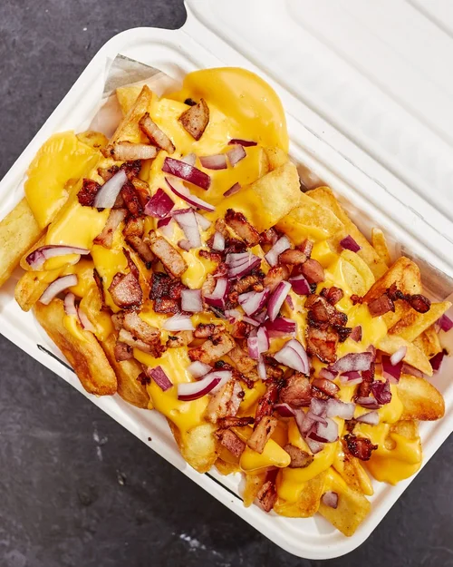 Papas Cheddar y Cebolla