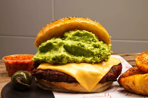 Hamburguesa spicy guacamole
