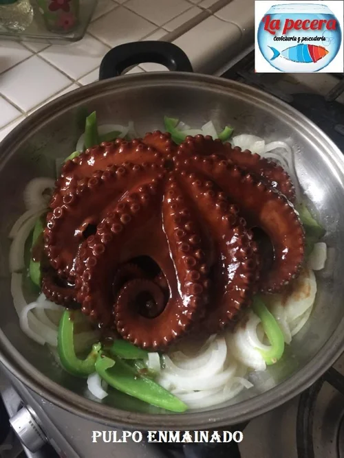 Pulpo Cocido Entero Enmarinado