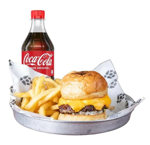Double Cheese + Coca Cola 600 ML