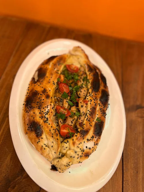 CALZONE POLLO CON VEGETALES