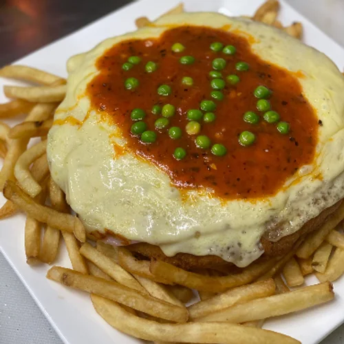 Milanesa napolitana para uno