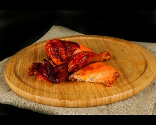 Medio pollo rostizado