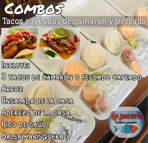 Combo Individual Camarones empanizados
