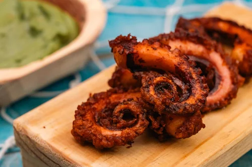 CHICHARRÓN DE PULPO - La Madalena San Pedro Garza Garcia